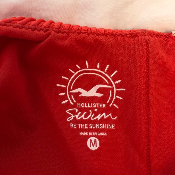 Red Hollister one piece - Picture 3 of 3